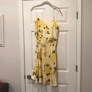 100% silk dress banana republic size 6